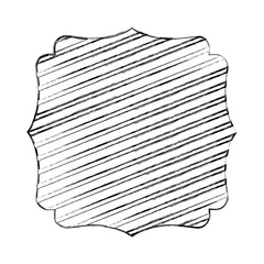 elegant frame with stripes vector illustration design