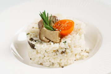 rice with mushrooms