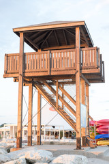 Wooden sighting tower
