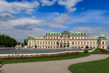 Obraz premium Schloss Belvedere Wien