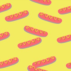 food seamless pattern vector background
