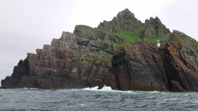 Skellig Michael - the beautiful little island in Ireland - famous movie loacation at the Skelligs