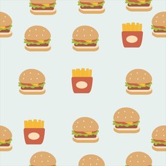food seamless pattern vector background
