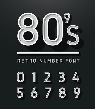 Vintage sans serif alphabet. Retro typography font classic style