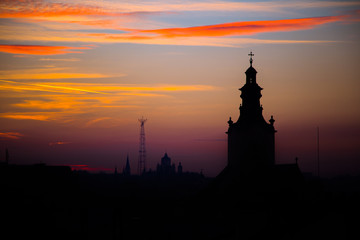 Sunset in Lviv
