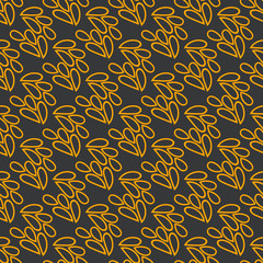 Geometric shapes seamless vector pattern.