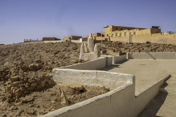 Muslim cemetery in El Atteuf, one of the five cities making up what is referred to as the M'Zab Pentapolis, Algeria