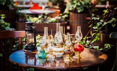 gas lamps