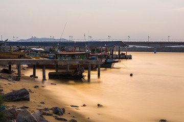 Fototapeta premium Fisherman's Port, Kuala Dungun
