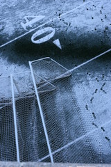Football Field in Winter