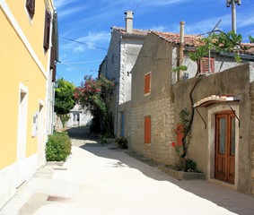 view in Osor, between the islands Losinj and Cres, Croatia