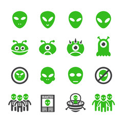 Alien icon set