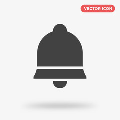 Bell icon isolated on white background