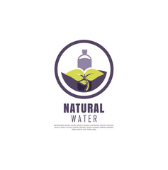 Organic farming logo design idea. Good food symbol concept. Farm fresh products unique sign or icon art.