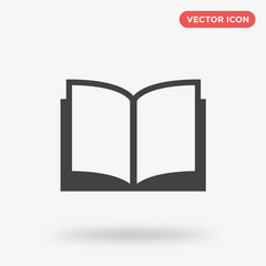 Book icon isolated on white background