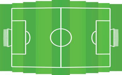 Soccer field. vector illustration