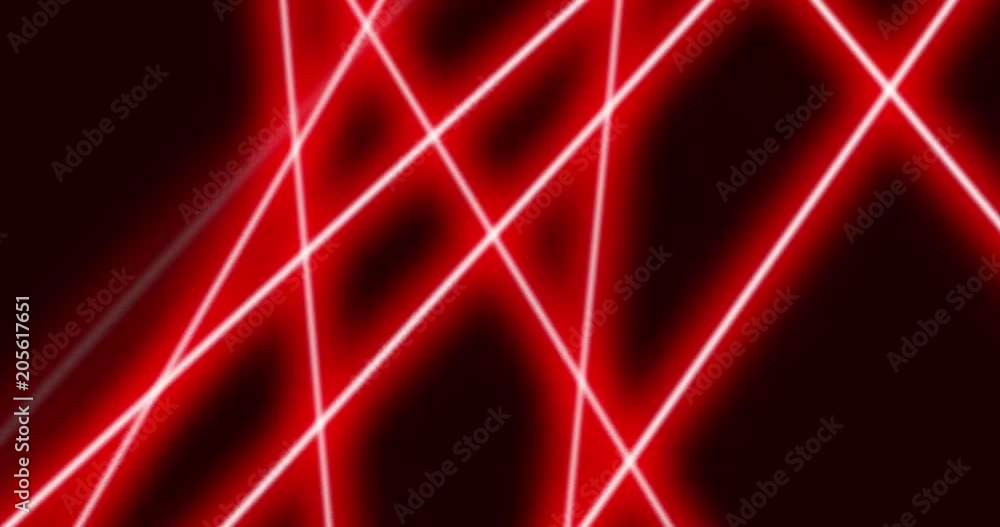 Poster abstract color laser lights background/ animation of abstract red laser lights shining and glowing, 