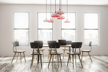 White meeting room