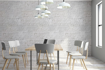 Clean meeting room