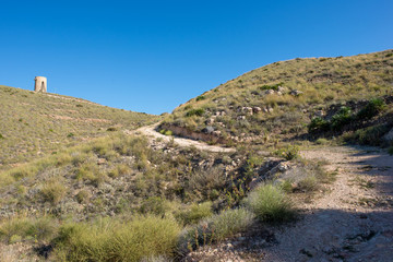 Hiking in the mountains of Carboneras in Almeria