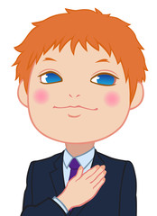 ドキドキするちびキャラ　男性　タイプB