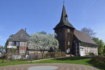 Fotobehang Kirche St.Salvatoris in Geesthacht © traveldia