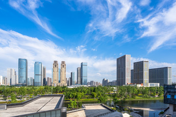 Obraz premium panoramę miasta