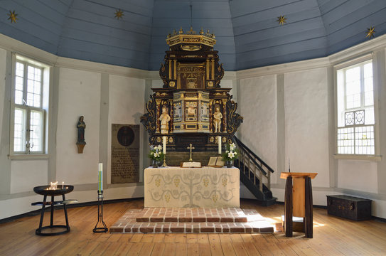 Altar der Kirche St.Salvatoris in Geesthacht