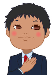 ドキドキするちびキャラ　男性　タイプD