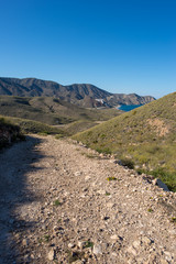 Hiking in the mountains of Carboneras in Almeria