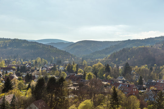 Stadt Wernigerode im Harz Gebirge