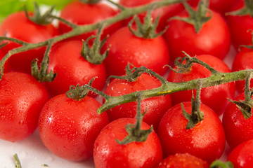 Fresh cherry tomatoes