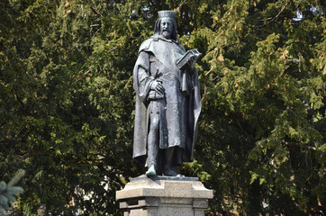 Denkmal Kaiser Karl IV. im Stadtpark,  Tangermünde