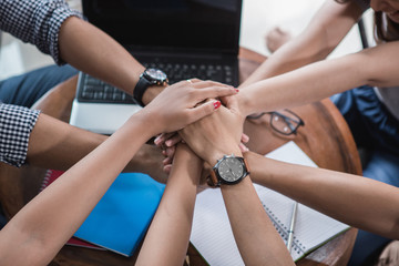 Fototapeta premium hands together friend