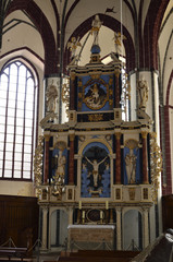 Fototapeta na wymiar Altar der Stephanskirche, Tangermünde