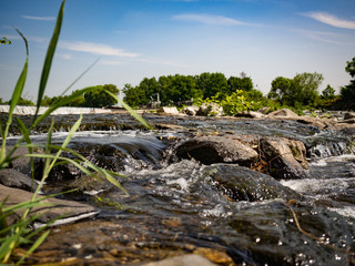 Fluss Landschaft Wasser