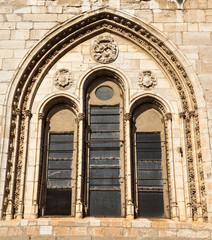 Fototapeta na wymiar Catedral de Toledo, arquitectura gótica, España