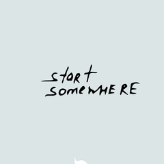 start somewhere vector illustration