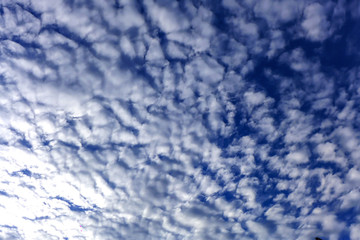 texture of blue sky with cloud in sunny day