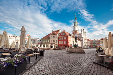 Obraz premium City center view on morning