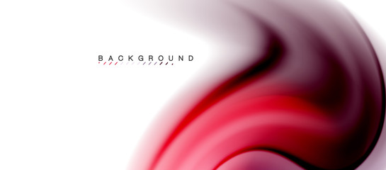 Swirl fluid flowing colors motion effect, holographic abstract background