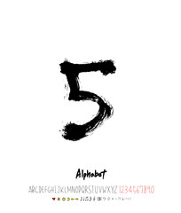 벡터 문자 / 손으로 쓴 글씨체