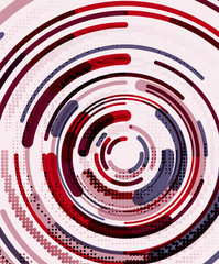 Circular lines, circles, geometric abstract background