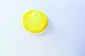 Rubber condom contraceptive