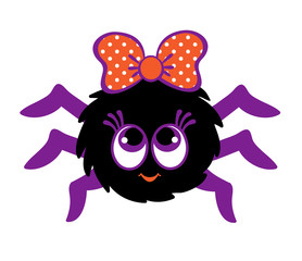 My first Halloween. Spider girl with pretty eyes.