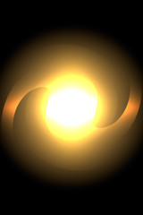 Abstract light shapes vector background. Multicolor swirl, EPS10. The elegant background can be used as part of a brand book.