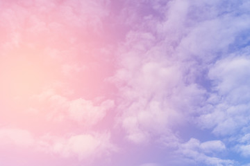 sun and cloud background with a pastel colored

