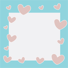 Cute love memo, wallpaper, background
