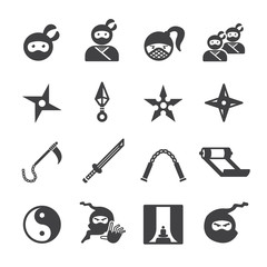 Ninja icon set