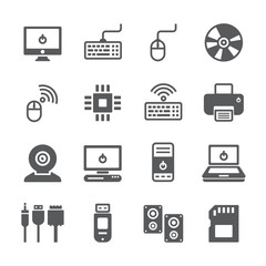 Computer icon set